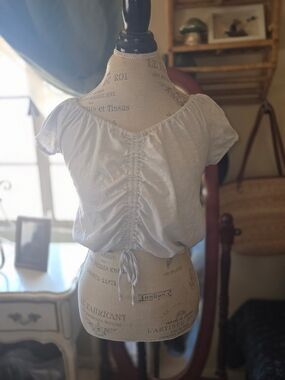 Arizona Jeans Co cute casual summer crop top size small